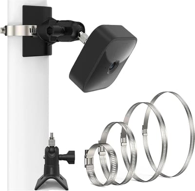 Camera Masthouder - Montagebeugel - Buiten Beveiligen - 360 Graden Zicht - 4.8-19.8cm Mast - Zwart