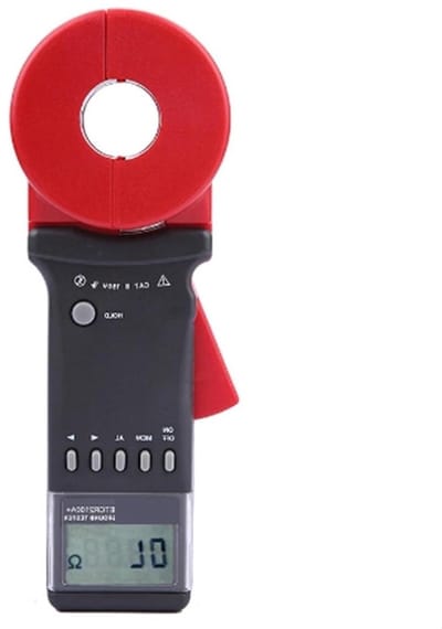 Digitale Aardklem - Weerstandstester - Installatie Controle - Nauwkeurige Meting - 32 mm - Grijs
