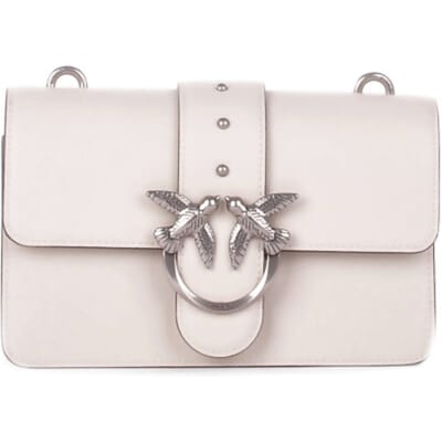 Pinko vrouw handtas 105856a0f1 z14o Hou van een mini st. cl wit zilveren kalf