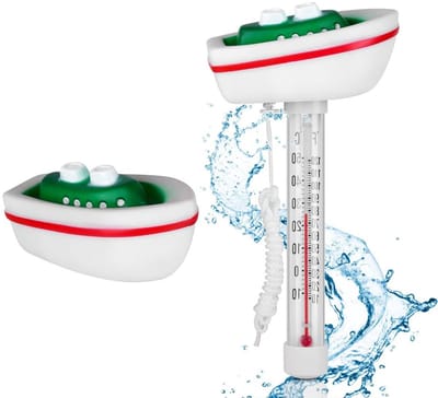 Drijvende Thermometer voor Zwembaden, Babybaden en Vijvers - Water Temperatuur Meter voor Buitengebruik, Leuk Ontwerp en Nauwkeurige Metingen