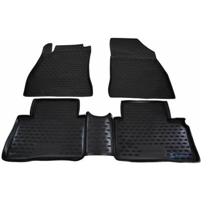 J&;J AUTOMOTIVE | Tapis De Sol En Caoutchouc 3D Exclusif Pour Nissan Juke 2010-2019 noir