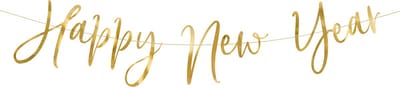 PartyDeco - Letterslinger Happy New Year
