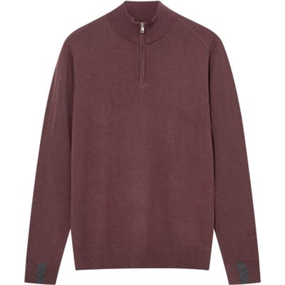 Mos Mosh 503342 283 mosmosh gallery mmgadam soft zip turtle neck knit huckleberry