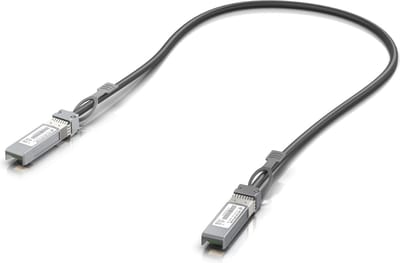 Ubiquiti UniFi 10G Direct Attach Cable 0.5m - Zwart - 0.5m