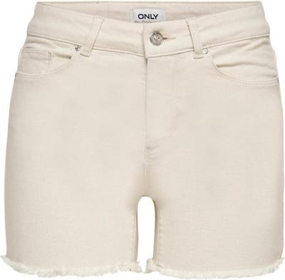 Onlblush Mid Shorts Raw Bb  Dot 15227152 Ecru