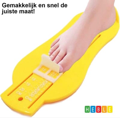 *** Voetmeter geschikt tot Schoenmaat 30 - Meten is Weten - van Heble® ***