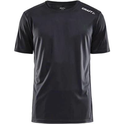 Craft Rush Running T-Shirt Heren - Zwart | Maat: XS