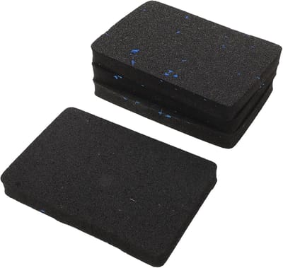 Antitrilling Loopmat - Fitnessmat Rubber - Bescherming Apparatuur - Geluidsdempende Technologie - 12 x 8 x 1.5 cm - Blauw