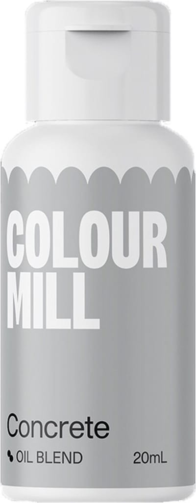 Colour Mill Oil Blend Voedingskleurstof op Oliebasis - Concrete - 20ml