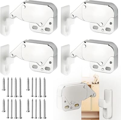 Mini Automatische Lente Catch - 4 stuks voor Kastdeuren en Meubels
