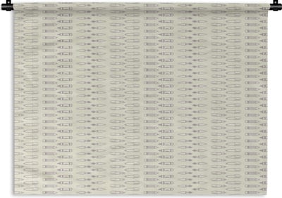 Wandkleed - Wanddoek - Potlood - Patronen - Verfkwast - 120x90 cm - Wandtapijt