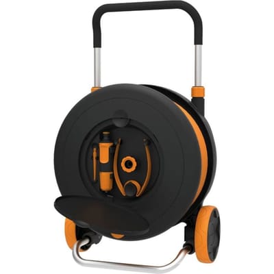 Fiskars slanghaspel m met wielen 20m