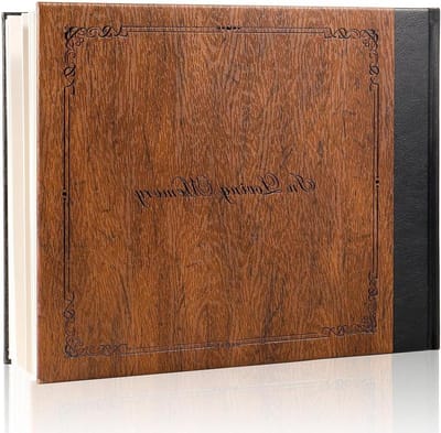 Gastenboek Begrafenis - Herdenkingsboek Uitvaart - Herinneringen Bewaren - Ruimte voor 429 gasten - 8 x 10 inch - Bruin