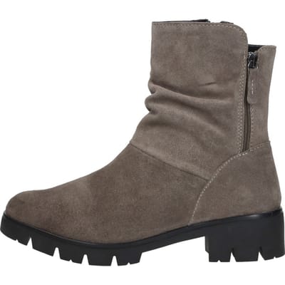 SUB55 Comfort Collection Molly 04 Enkellaarsjes Plat - Taupe - Maat 36