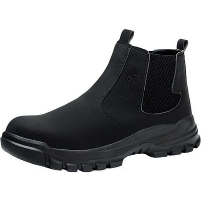 Bottes de travail Chaussures de sécurité indestructibles Chaussures pour hommes Chaussures pour femmes Chaussures de travail antidérapantes Chaussures à embout d'acier pour hommes Baskets anti-crevaison 41 noir