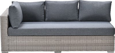 Garden Impressions Tennessee loungebank arm rechts vintage willow - texfiber