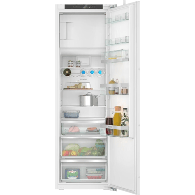 Siemens KI82LADD0 ingebouwde koelkast - 80 cm hoogte - vaste deurscharnier - LED-verlichting - omkeerbare deur - wit