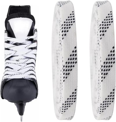 IJshockey Schoenveters - Schaatsveters - Sport Beoefenen - Waxed Scheurvast - 244 cm - Blauw