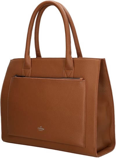 Charm London Pentonville Laptoptas 13,3 inch - Shopper - Laptopvak - Schouderband - Cognac