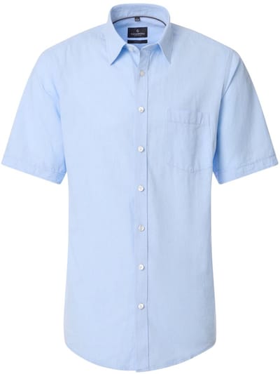 Casa Moda Casual Overhemd Korte Mouw Linnenmix 126130311-100 - XXL