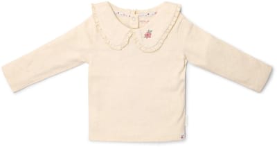 Shirt lange mouw - Zand - Maat 86 - Fairy Garden