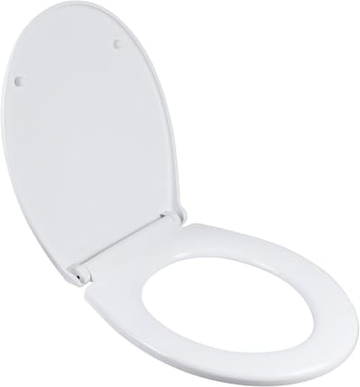 Toiletbril - Toiletdeksel - Eenvoudige Installatie - Softclose Mechanisme - 45x37 cm - Wit