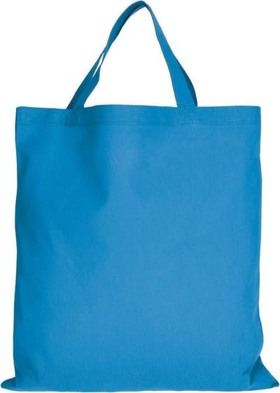 50 Stuks Katoenen Tassen Set - 28 Kleuren - Stevige Boodschappentas met Korte Handvatten - 38x42 cm