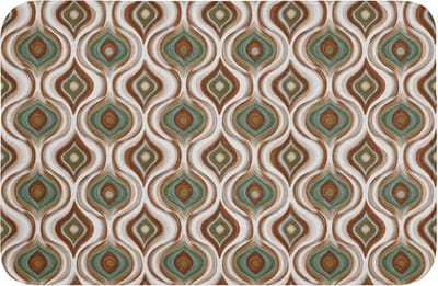 WC mat 60x40 cm - Antislip - Motief - Patroon - Kleurrijk - Toiletmat - Vloermat - Douchemat - Toilet tapijt - Toiletmatten