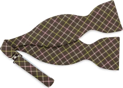 We Love Ties - Vlinderdassen - Vlinderdas Lucky leo - bruin / roze / groen