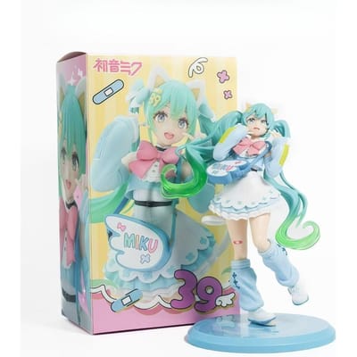 En Stock Authentique Hatsune Miku Adorable Scène de Mode Collection de Figurines Jouet de Bureau Objet de Collection Kawaii Figurine d'Action Cadeau d'Anniversaire
