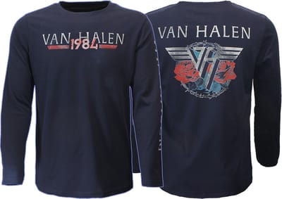 Van Halen Tour 1984 Longsleeve T-Shirt - Officiële Merchandise - S