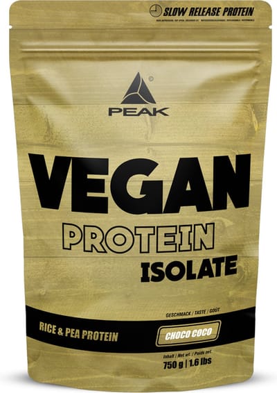 Peak Vegan Protein Isolate (750g) Choco Coco - Eiwitten - Veganistisch eiwit