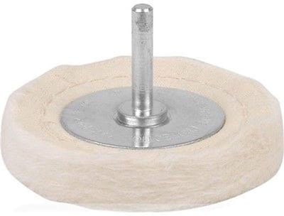 Dailygoods - Polijstschijf voor boormachine - Conisch, Katoen, Voor Metalen, Aluminium en Kunststof