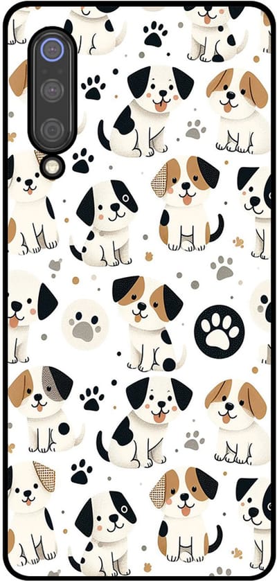Smartphonica Telefoonhoesje Geschikt voor Xiaomi Mi 9 met honden opdruk - TPU backcover case dog design geschikt voor Xiaomi Mi 9