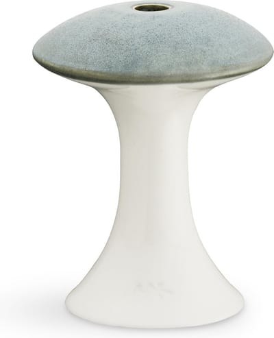 Kahler Design Ahlmannn - Kandelaar - 11 cm - Donker Groen/Wit