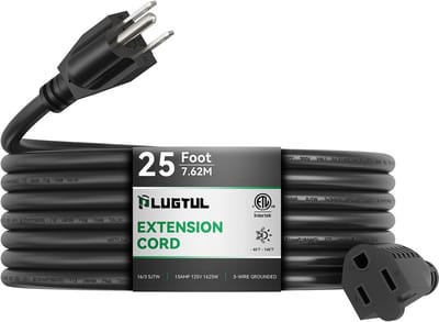 61 meter buitenslurp waterdicht 16/3 AWG 13A 1625W SJTW ETL