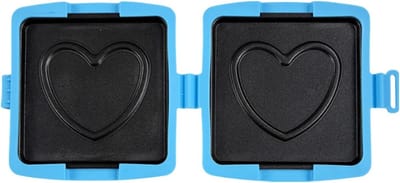 Magnetron Sandwich Maker - Opvouwbare Keuken Tool - Snel Sandwiches Maken - Antiaanbaklaag Snel Reinigen - 18 cm Breed - Blauw