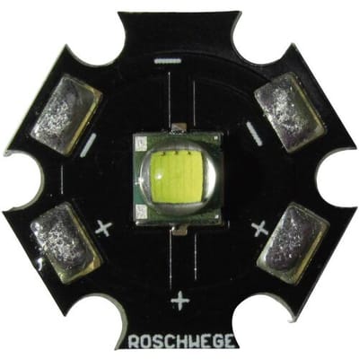 Roschwege HighPower LED Warm-wit 10 W 220 lm 3.1 V 1500 mA Star-W2700-10-00-00