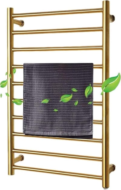 Handdoekrek Radiator Elektrisch Verwarmd 304 Rvs Voor Badkamer - Handdoekverwarmer 88W Hardwired - 10 Bars
