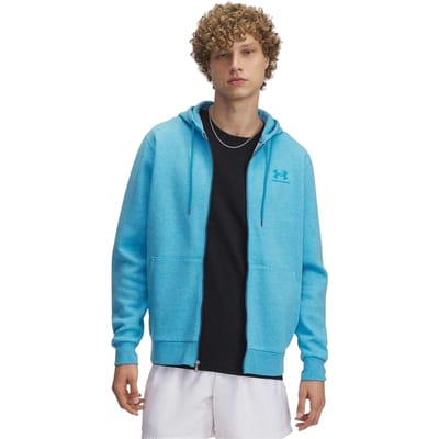 Under Armour Heren Icon-hoodie met doorlopende ritssluiting (Blauw)