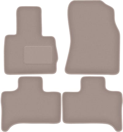 Beige velours vloermatten voor: BMW X5 E53 xDrive 4WD (1999-2006)