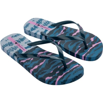 Ipanema Zebra-teenslippers voor dames (Blauwdruk)
