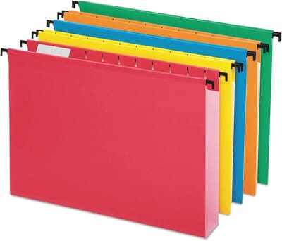 Hangende Mappen met 2" Expansie - Diverse Kleuren - 20 Stuks per Doos
