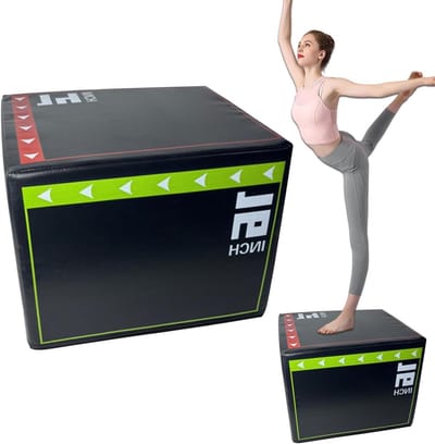 Springbox - Oefenbox - Kracht en Balans - Schokbestendig - 40x30x35 cm - Zwart