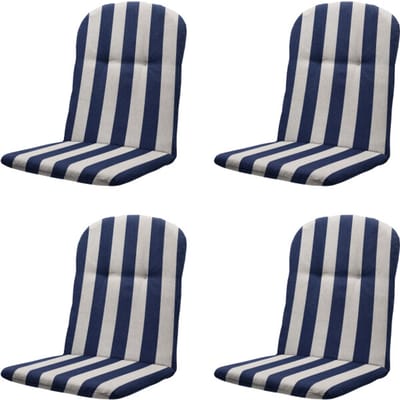 Madison kuipstoelkussen hoge rug amora - 45x45x3,5cm set van 4