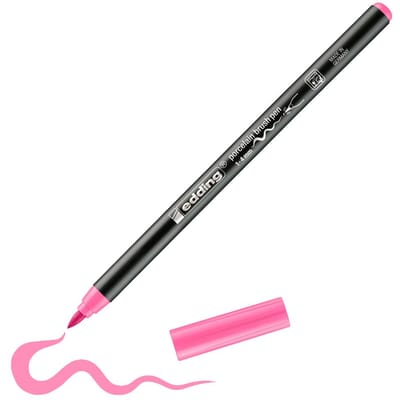 edding 4200 Porselein penseelpen - Roze