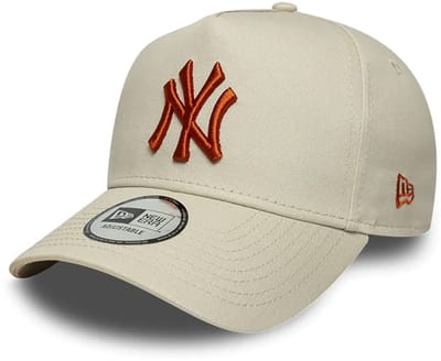 New Era League Ess E-frame New York Yankees Cap 60915943 - Kleur Grijs - Maat 1SIZE