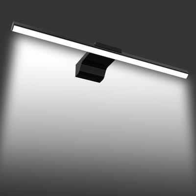 NAIZY Spiegellamp Badkamer 60cm Brede Spiegellamp Badkamer 15W Koel Witte LED Spiegelkastverlichting Waterdichte Wandlamp Kastverlichting Badkamerlamp J02