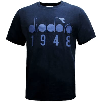 Diadora Dribble Heren Navy T-Shirt
