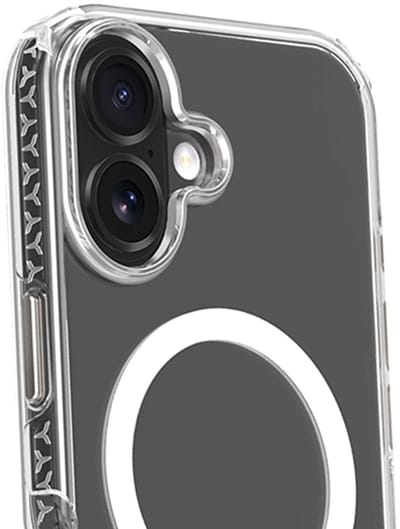 Force Case, Hoesje geschikt voor iPhone 17 - MagSafe AIR XTREM 4m MIL-STD 810G, Transparant